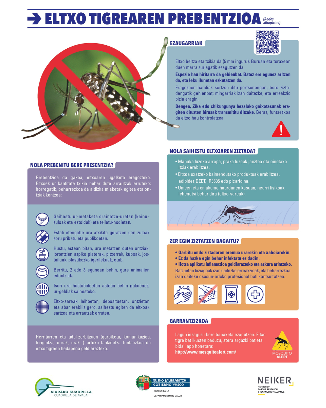 Diseno-sin-titulo-12 Eusko Jaurlaritzako Osasun Sailak tigre-eltxoari buruzko aholkuak argitaratu ditu, prebentzioa eta kontrola indartzeko