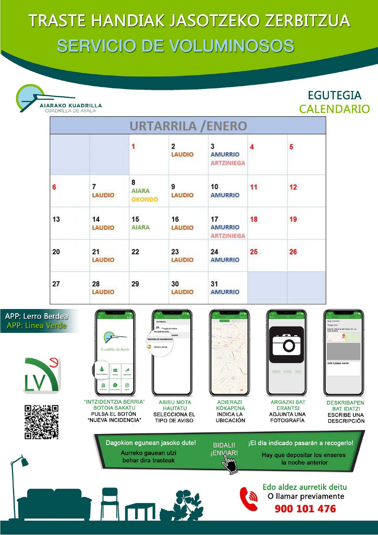 01_Voluminosos-Enero-2025 URTARRILAKO EGUTEGIA Hondakin handien eta tresnen hautazko bilketa Aiaraldeko Kuadrillan