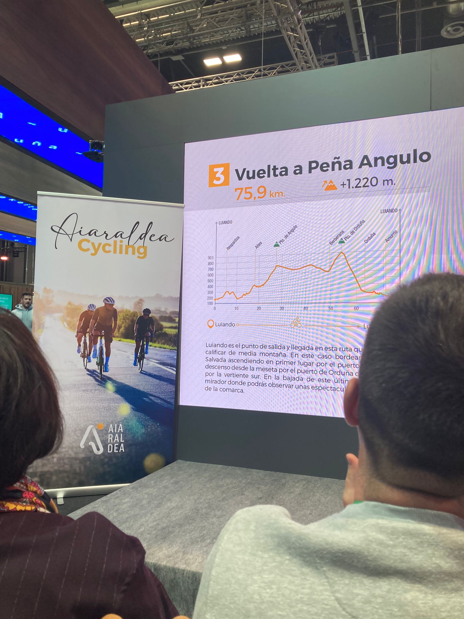 3 Exitosa presentación en FITUR de Aiaraldea Cycling, proyecto basado en 5 rutas ciclistas que atraviesan la bella comarca alavesa