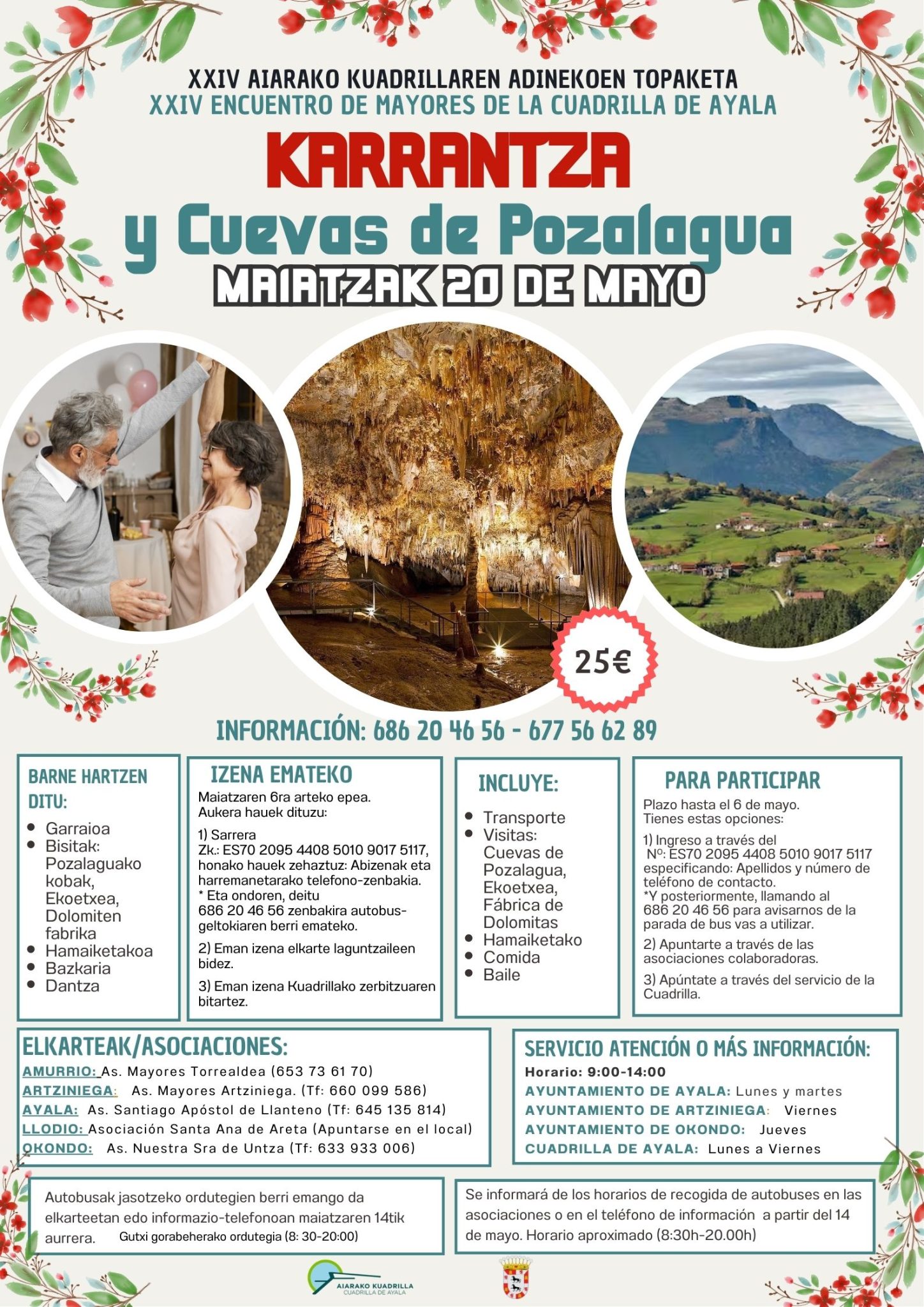 Encuentro-mayores-2025-scaled El Encuentro de Mayores de la Cuadrilla de Aiaraldea 2025 se celebrará fuera de Álava por primera vez