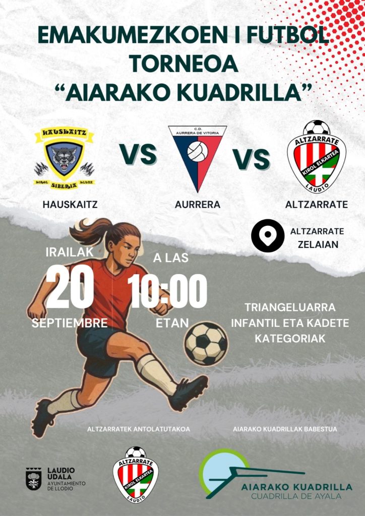 torneofutbol1-724x1024 Aiaraldeko Kuadrillak Aiaraldeko Emakumezkoen Lehen Futbol Txapelketa antolatu du emakumezkoen kirola ikusarazteko eta sustatzeko