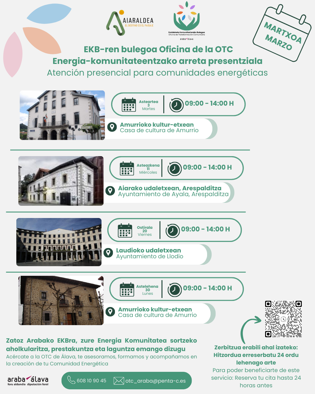 ENERGIA-KOMUNITATEEN-BULEGOA-AIARALDEA-MARTXOA Komunitate Energetikoei Aholkularitza emateko Bulegoa berriro etorriko da Aiaraldera martxoan